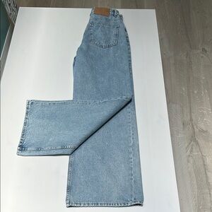 H&M Wide Leg Blue Denim Jeans